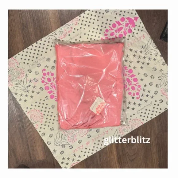 Free People Hot Shot Onesie Jumpsuit 🌷 Pink Tulip Hibiscus - Factory Sealed - Picture 7 of 9